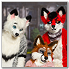 Eurofurence 2014 fursuit photoshoot. Preview picture of Whitek, Nemesis, Eris Valgen